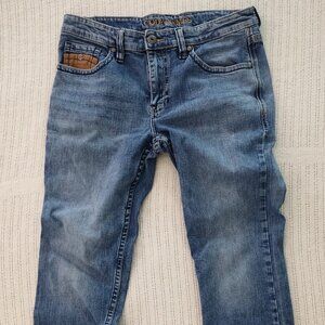 Cody James Bootcut Western Jeans Mens Light Wash Denim Rodeo 34x32 (VGC)